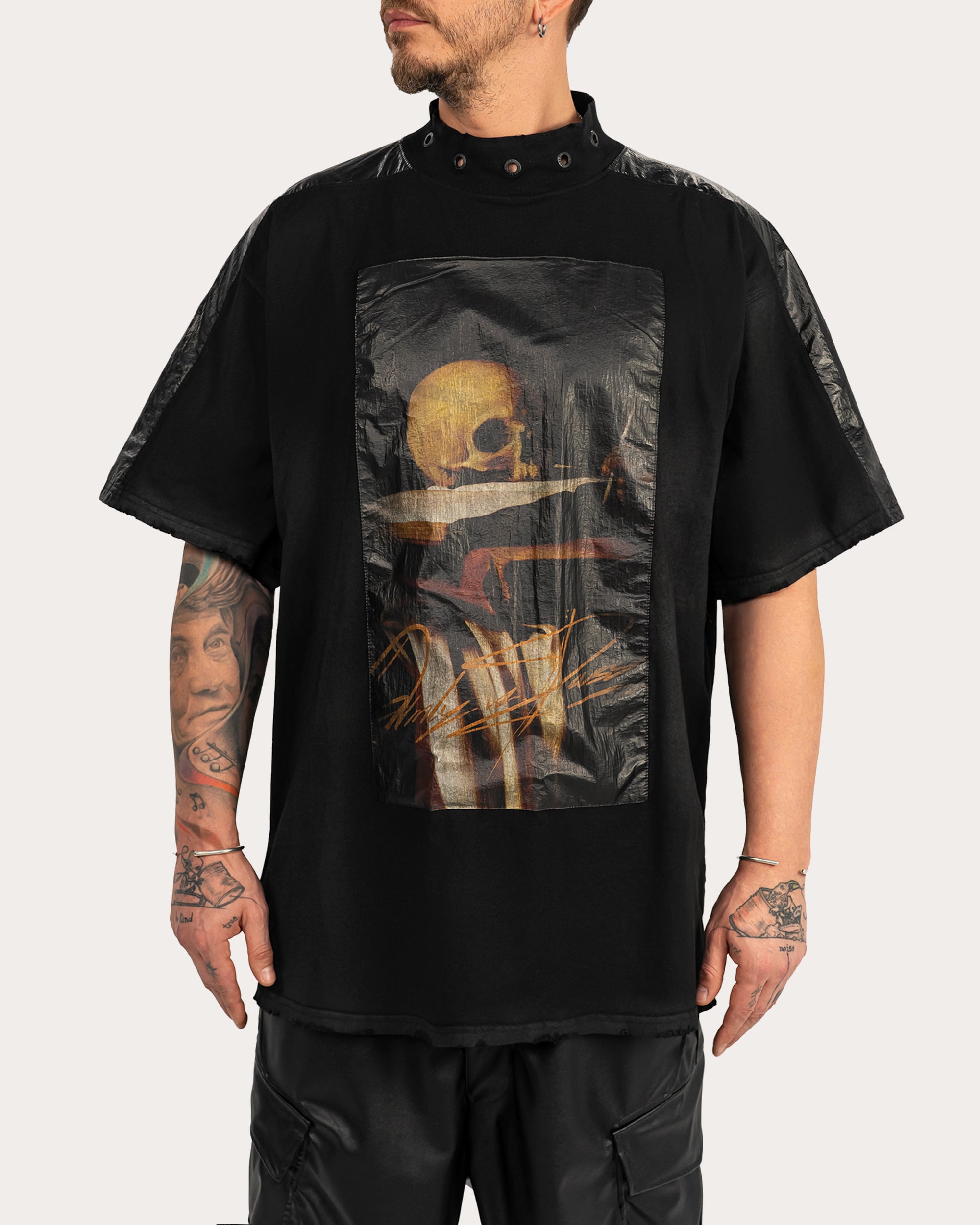 Collar Skull T-Shirt - T15064