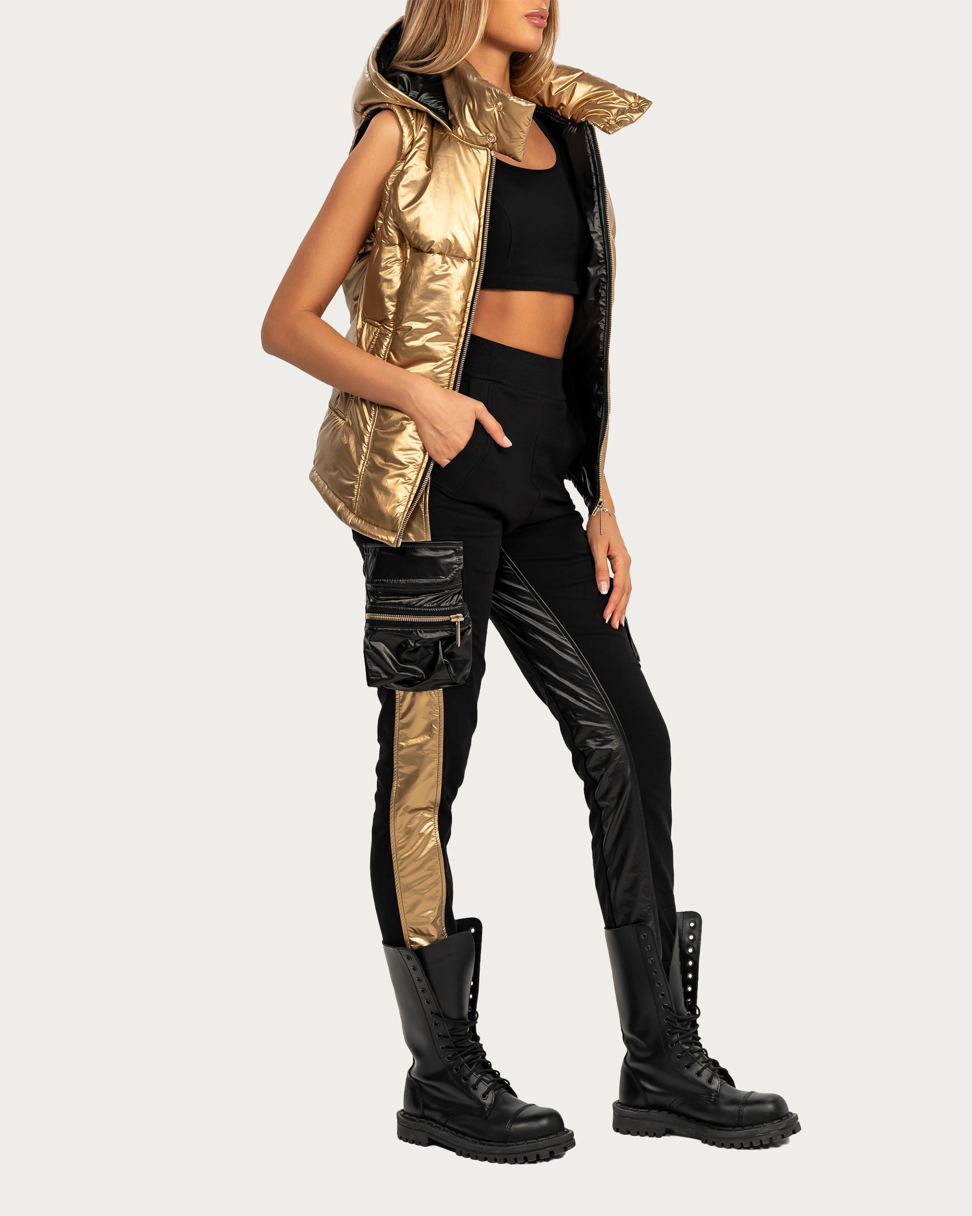 Gold band cargo pants - P25000