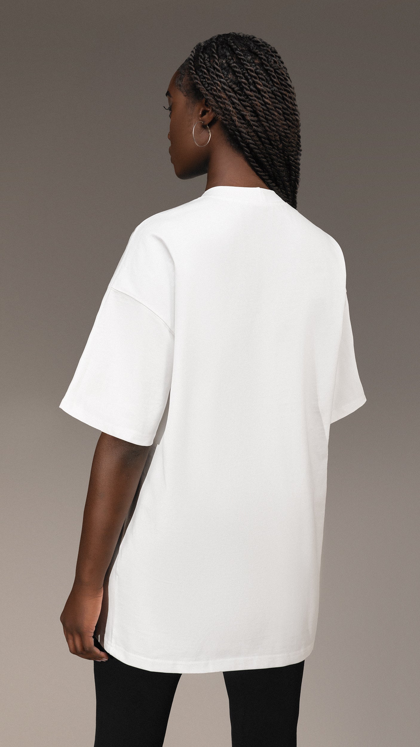 Tricou oversized "Made By Society" - T25791