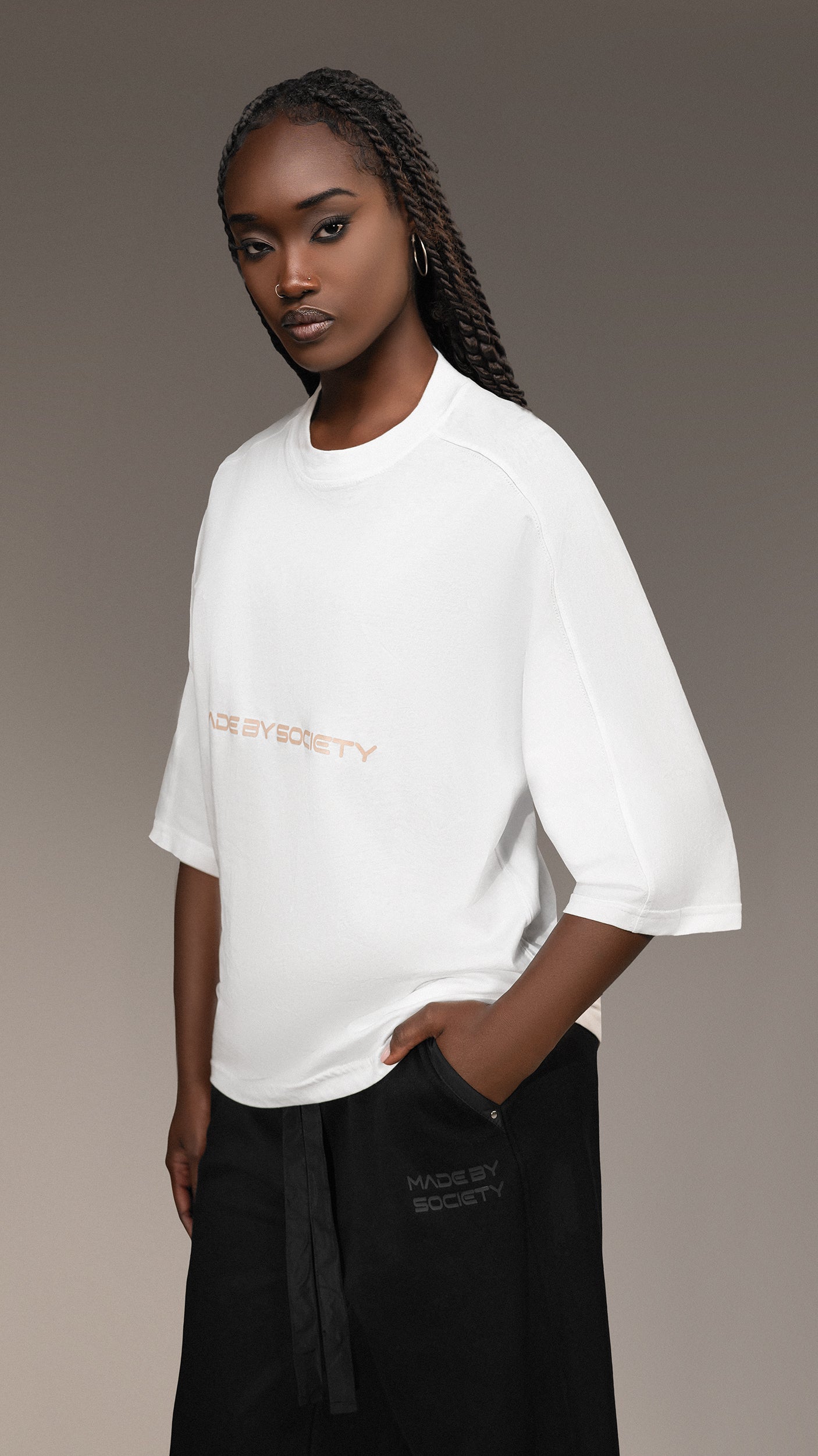 Tricou oversize Made By Society - T25656