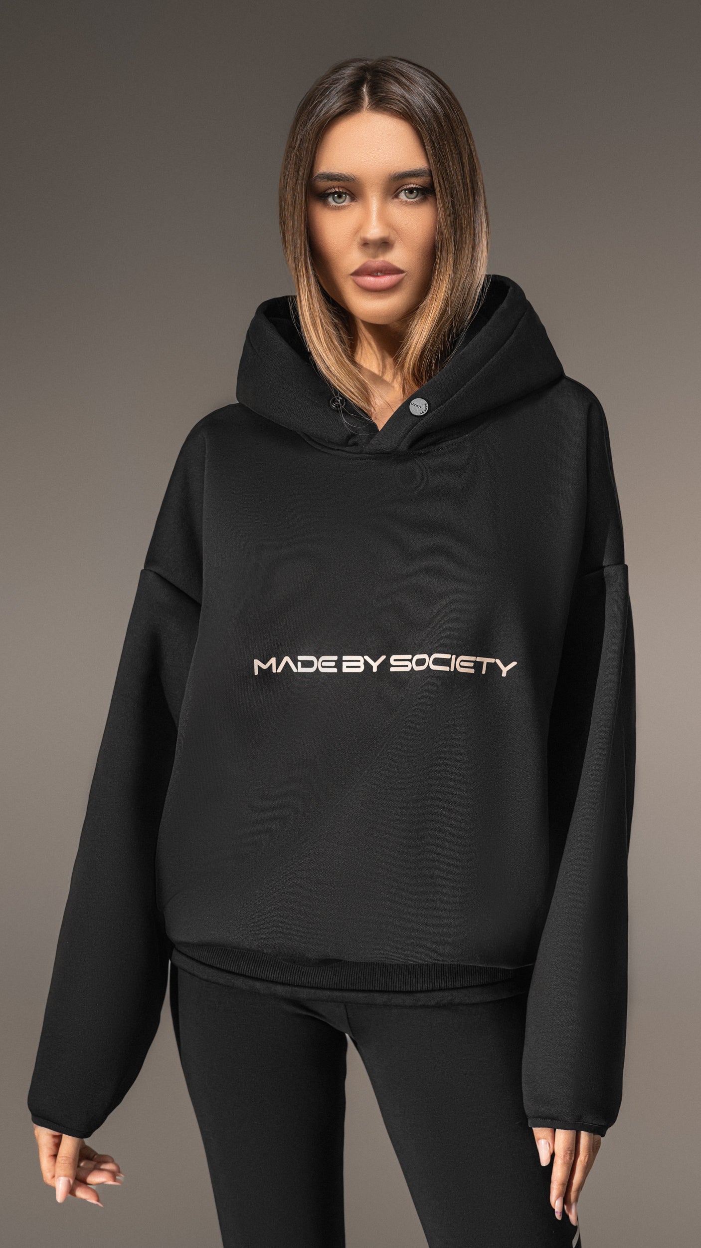 Hanorac Oversized "Made by Society" - H25675