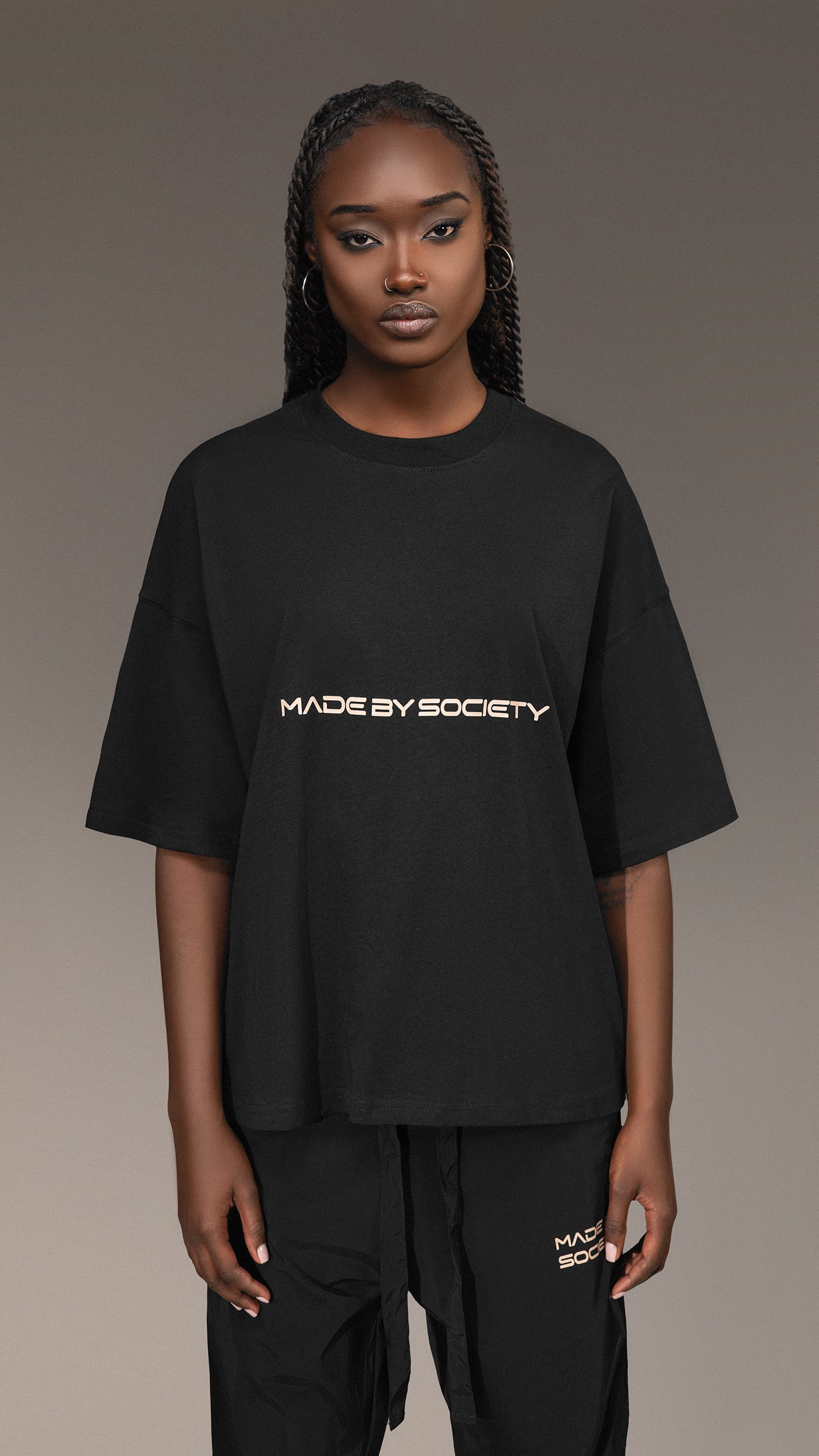 Tricou oversize Made By Society - T25658