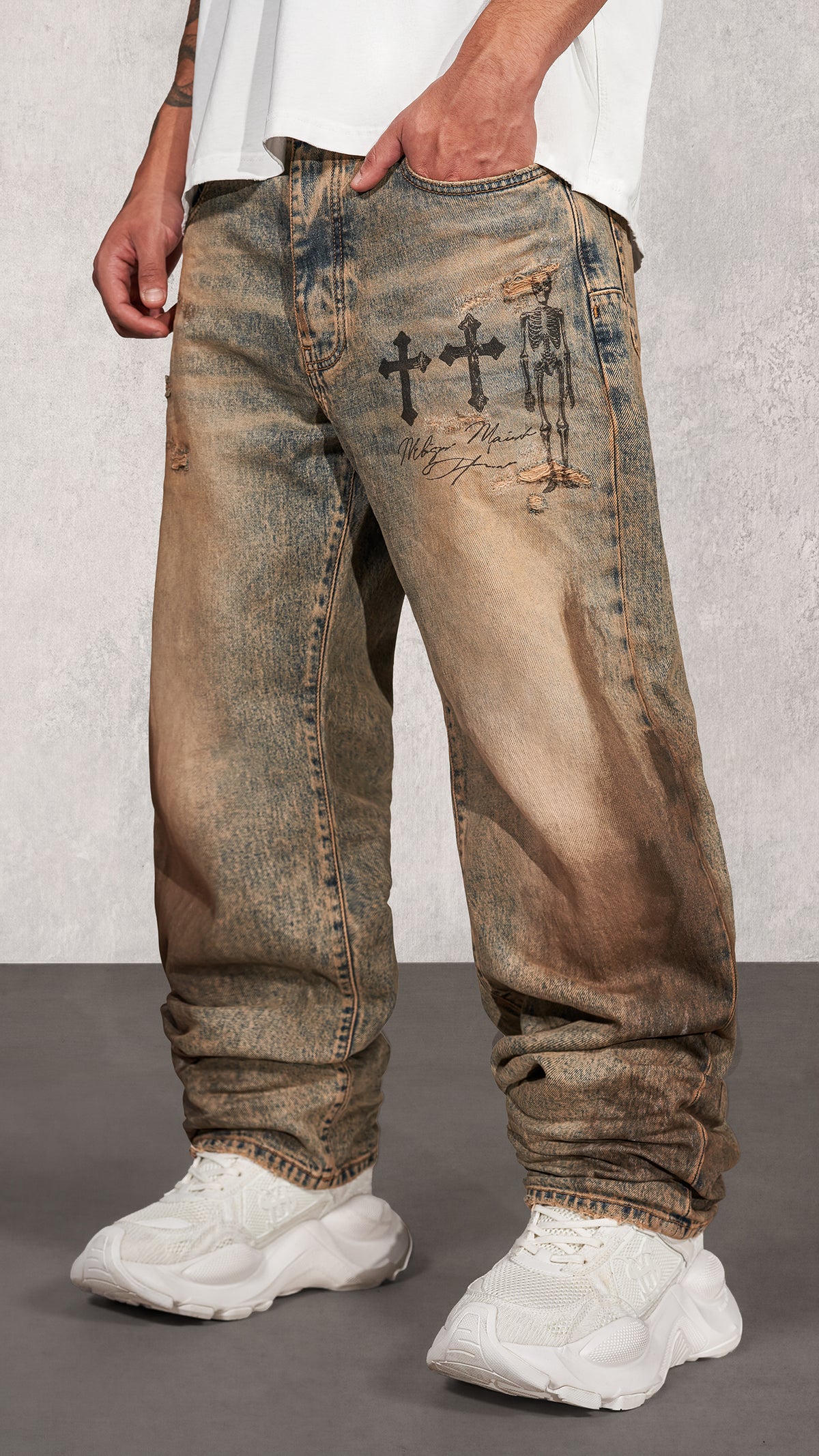 Jeans DISTORTION WASH - P17238