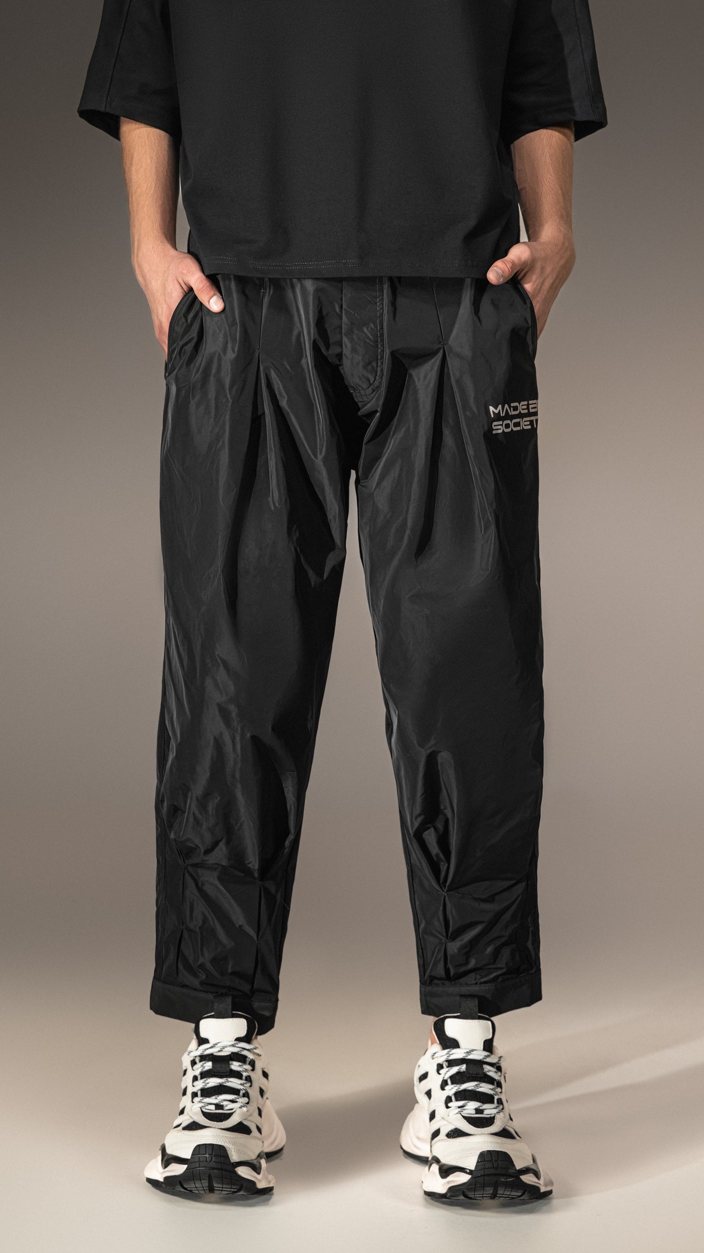 Pantaloni „Made by Society” – Stil Urban Simplu - P15785