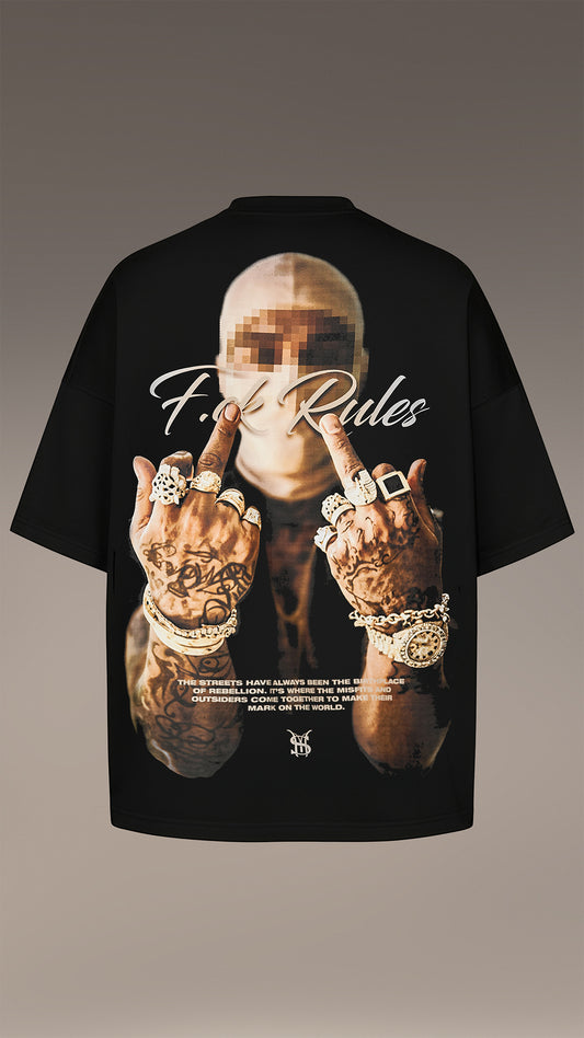 Тениска "F*ck Rules" - T16806