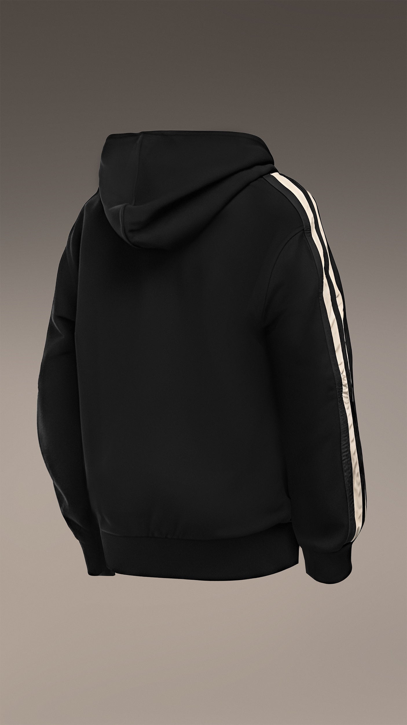 Худи с вертикални линии - H32968