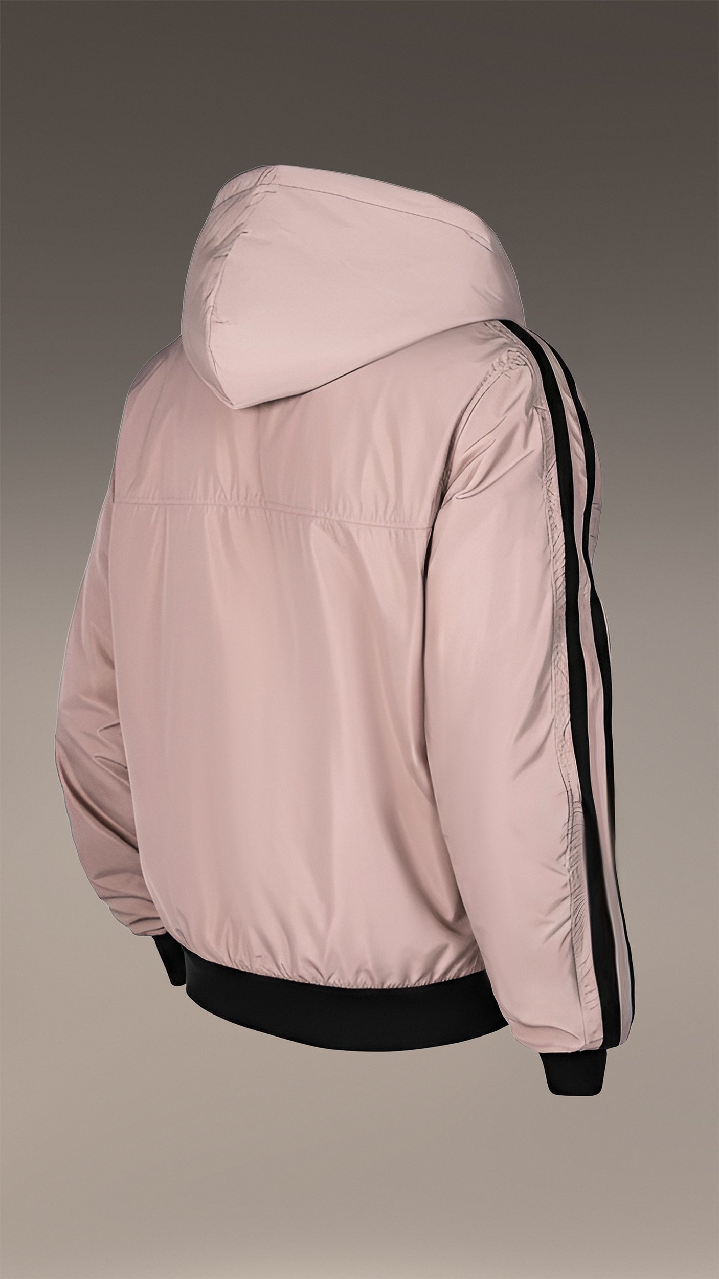 Суичър с цип на райета - H14117