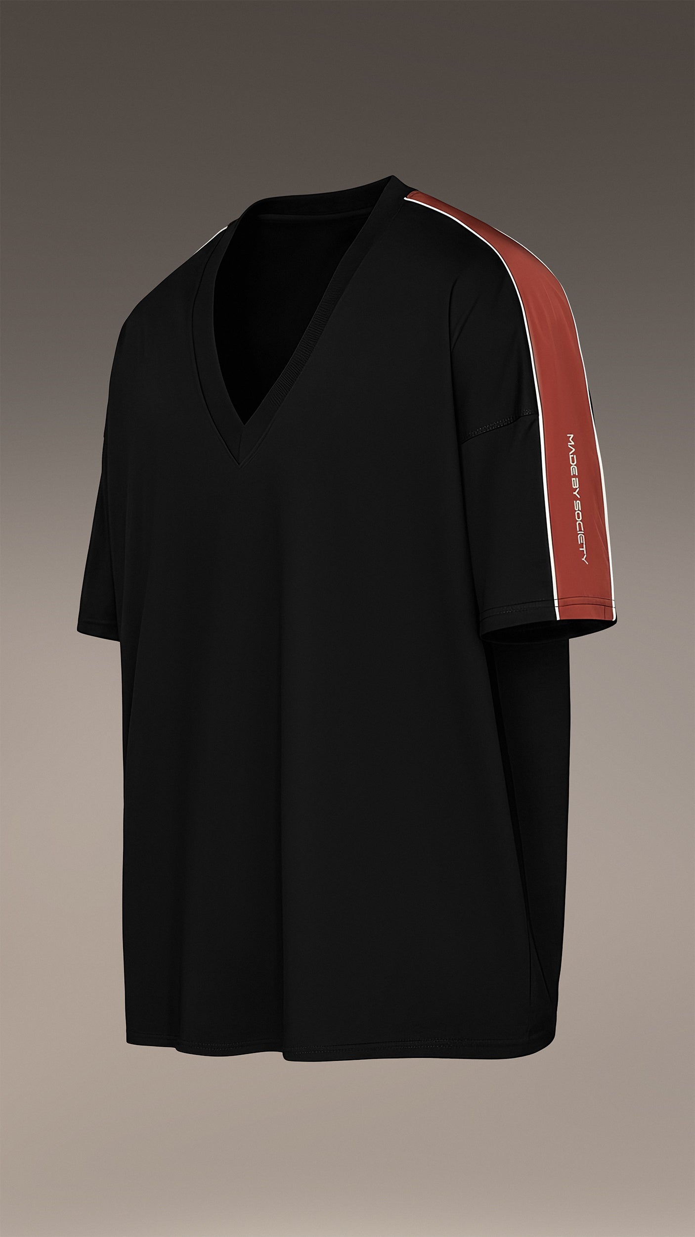 Дълбоко деколте тениска - T16675