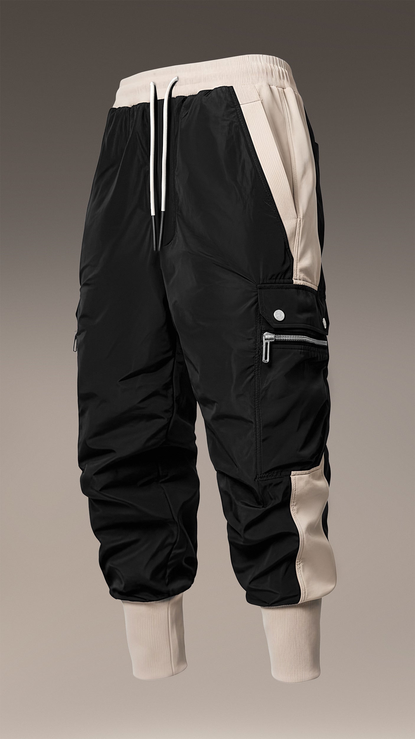 Two tone cargo pants - P14312