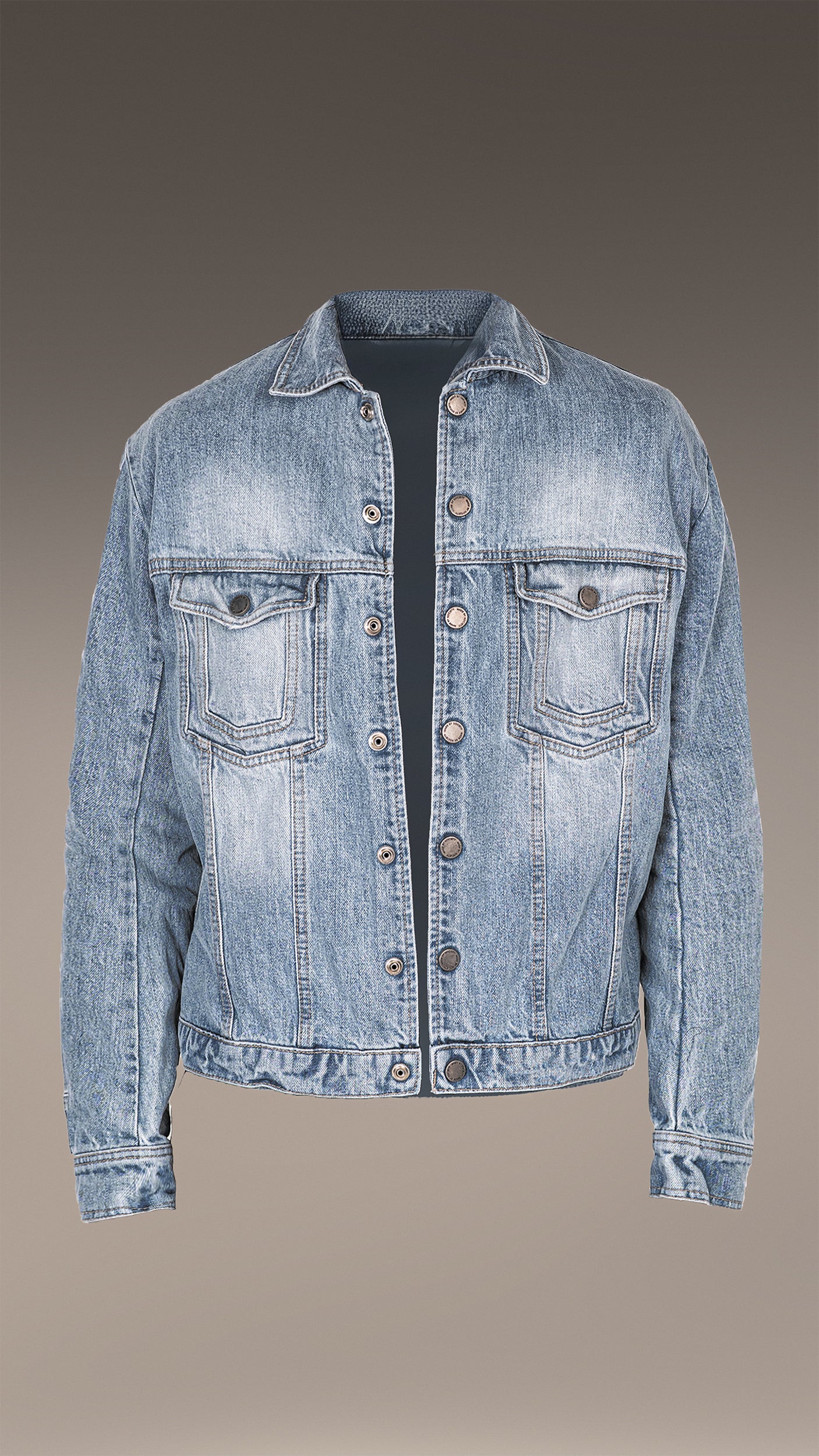 Кроп светло дънково яке - J13280