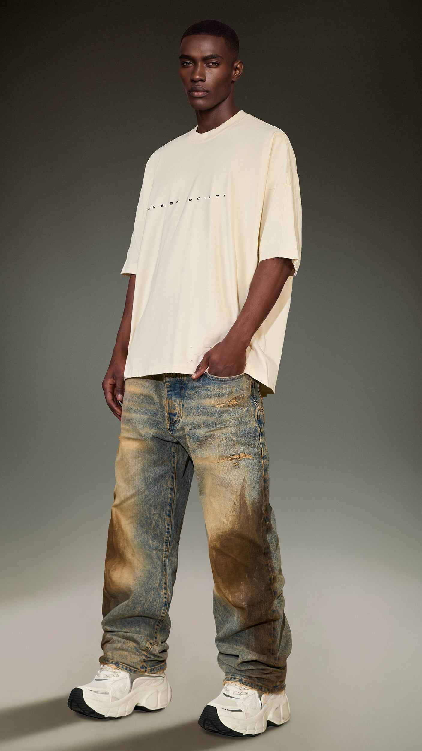 Дънки DISTORTION WASH - P17238