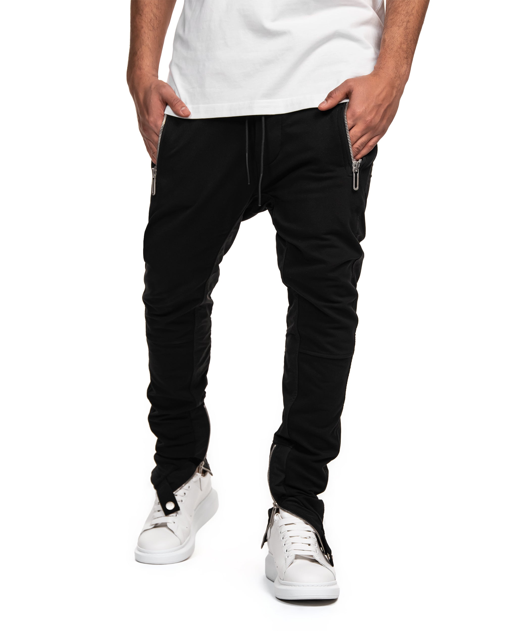 Zip track pants - P12375