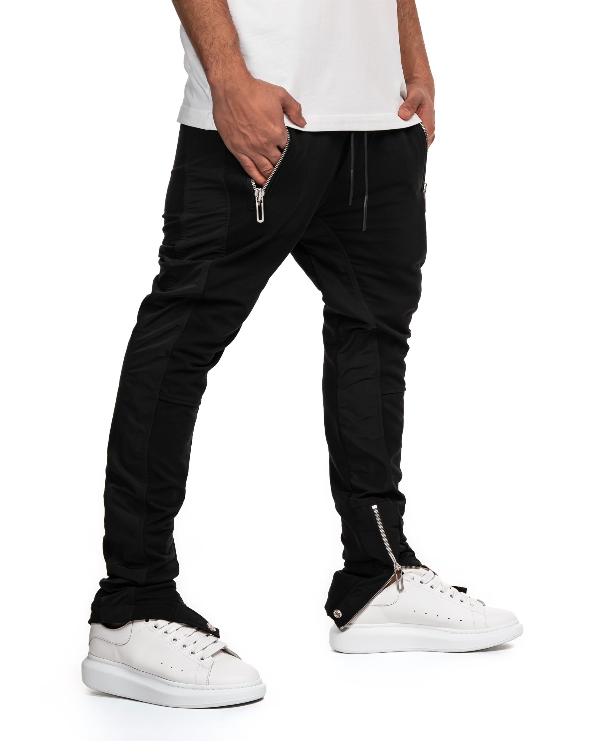 Zip track pants - P12375