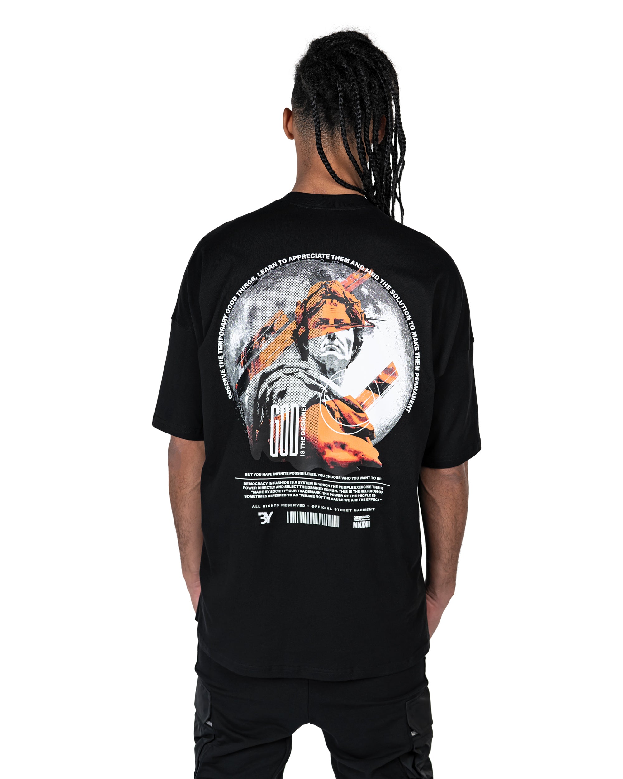 Moon statue t-shirt - T14215