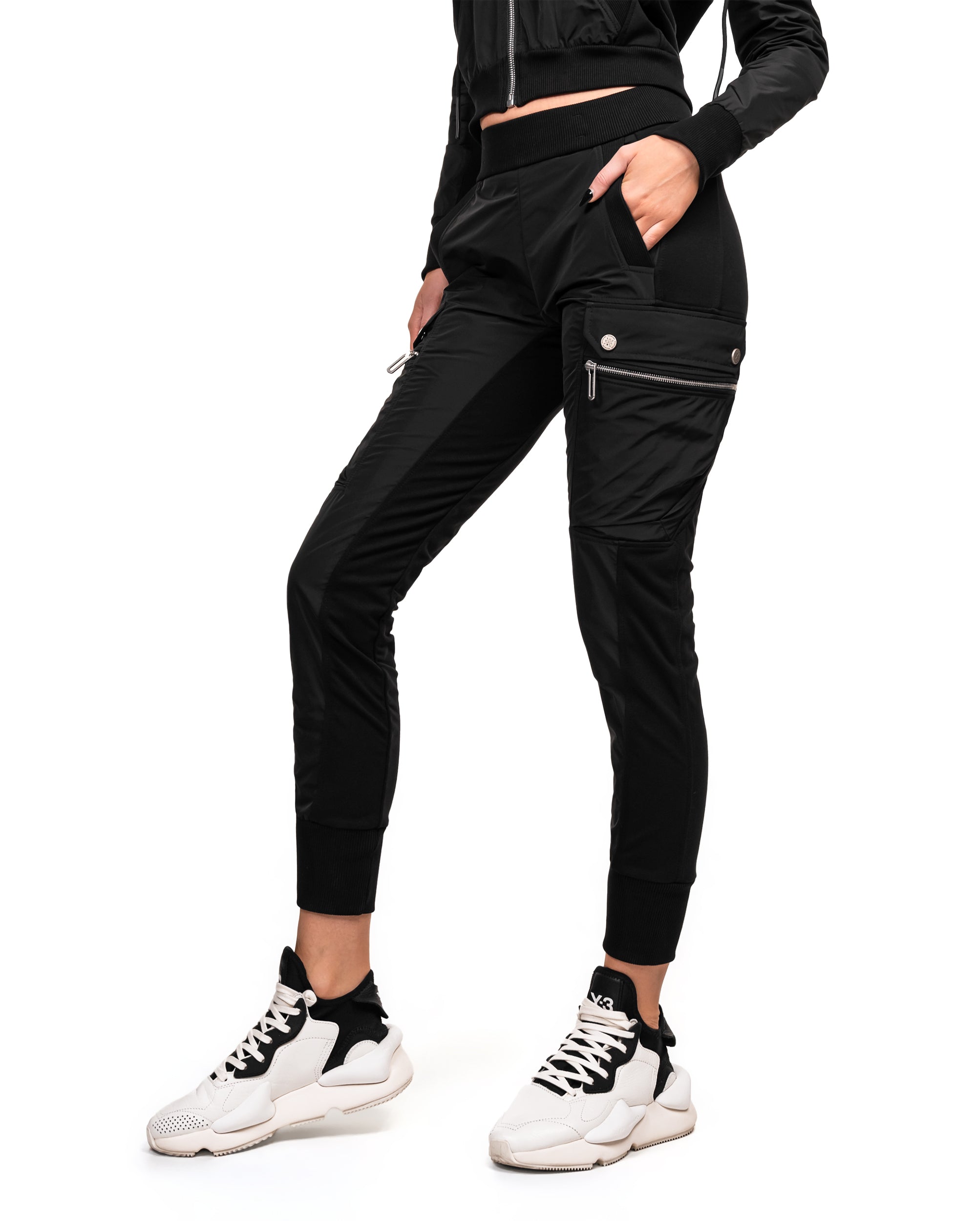 Stud double cargo pants - P23234