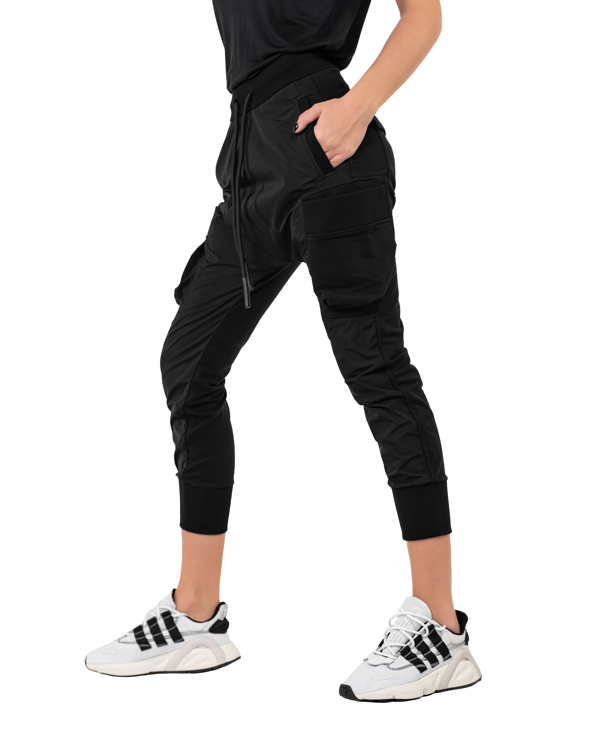Hem jogger pants - P21971