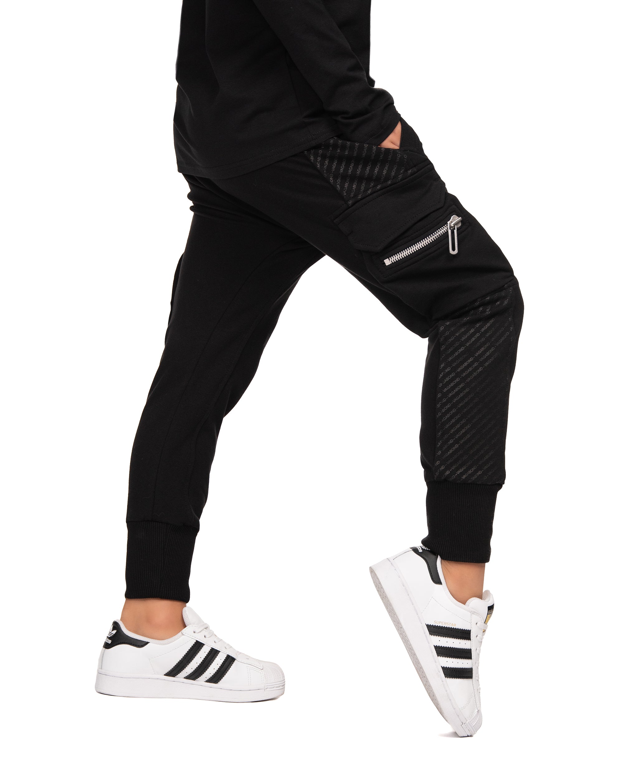 Карго панталон с щампа - P32958